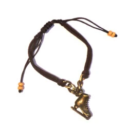 Ice Skating Jewelry - Fun Bronze Bracelet
