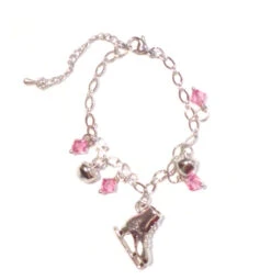 Ice Skating Jewelry - Bracelet With Pink Charms -Triple Eight Shop 02 82411.1559074763