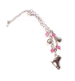 Ice Skating Jewelry - Bracelet With Pink Charms -Triple Eight Shop 03 61524.1559074763