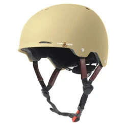 Triple Eight Gotham Dual Certified Rollerskating Helmet - Cream Matte