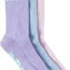 Impala Rollerskate Socks 3pk (Pastel)