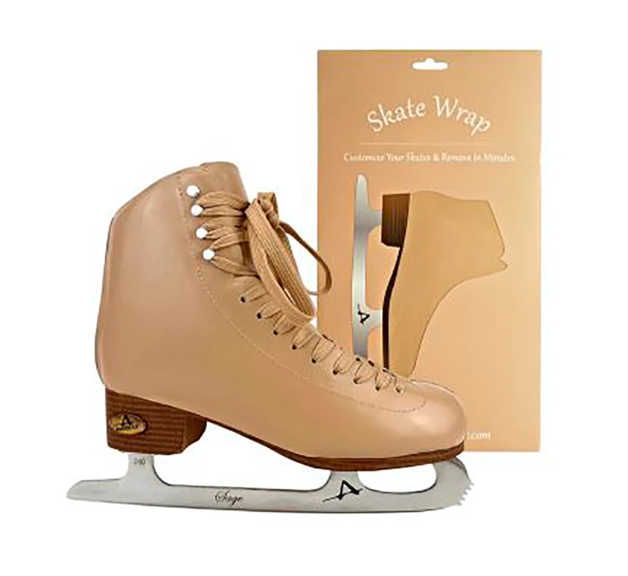 American Athletic Skate Wrap Womens - Tan 1 American Athletic Skate Wrap Womens - Tan