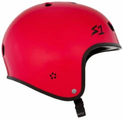 S1 Retro Lifer Helmet - Red Gloss W/ Checkers -Triple Eight Shop 25b8d9d94abb 72541 39990 91212.1591363445