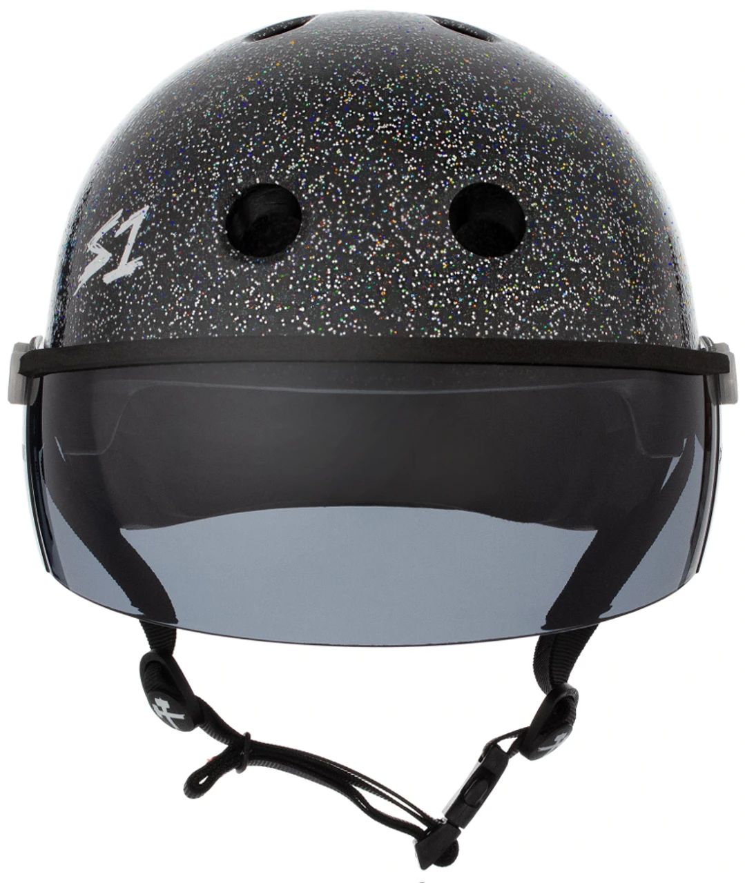 S1 Lifer Visor Helmet - GEN 2 - Black Gloss Glitter W/ Tint Visor 2 S1 Lifer Visor Helmet - GEN 2 - Black Gloss Glitter W/ Tint Visor - Image 2