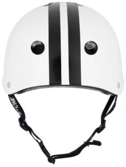 S1 Lifer Helmet - White Gloss W/ Black Stripes -Triple Eight Shop 45960f387685 17437.1619552453