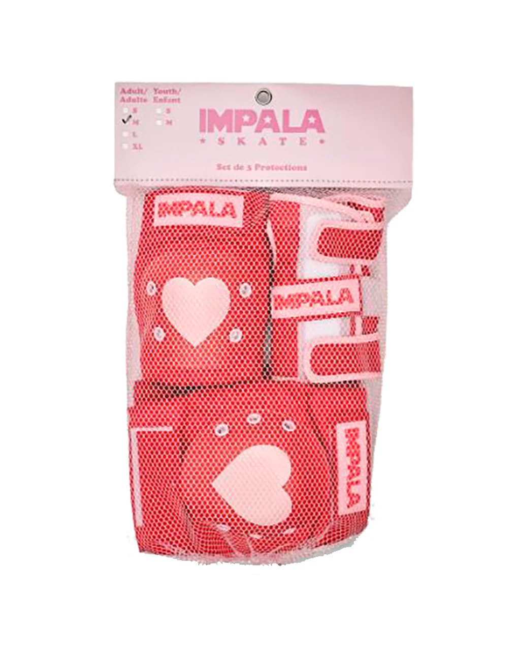 Impala Rollerskates - Adult Protective Pack (Red Hearts) 4 Impala Rollerskates - Adult Protective Pack (Red Hearts) - Image 4