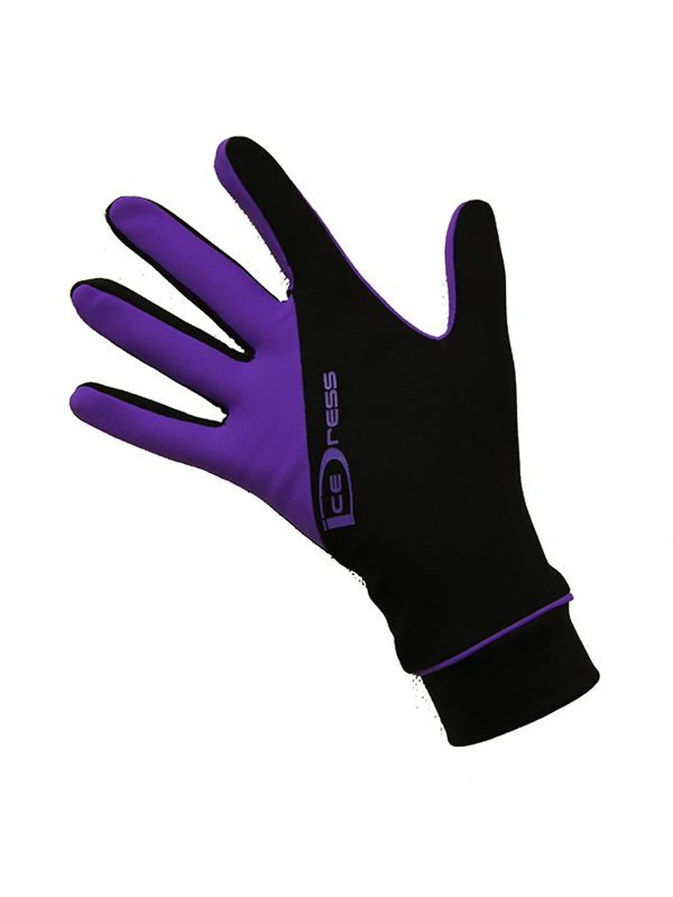 Icedress - Two Color Thermal Figure Skating Gloves "IceDress-Sport" (Black And Purple) 1 Icedress - Two Color Thermal Figure Skating Gloves "IceDress-Sport" (Black And Purple)