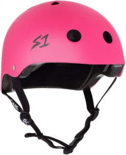 S1 Lifer Helmet - Neon Hot Pink Matte
