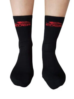 EDEA Skating Socks (Black, Medium (240-270))