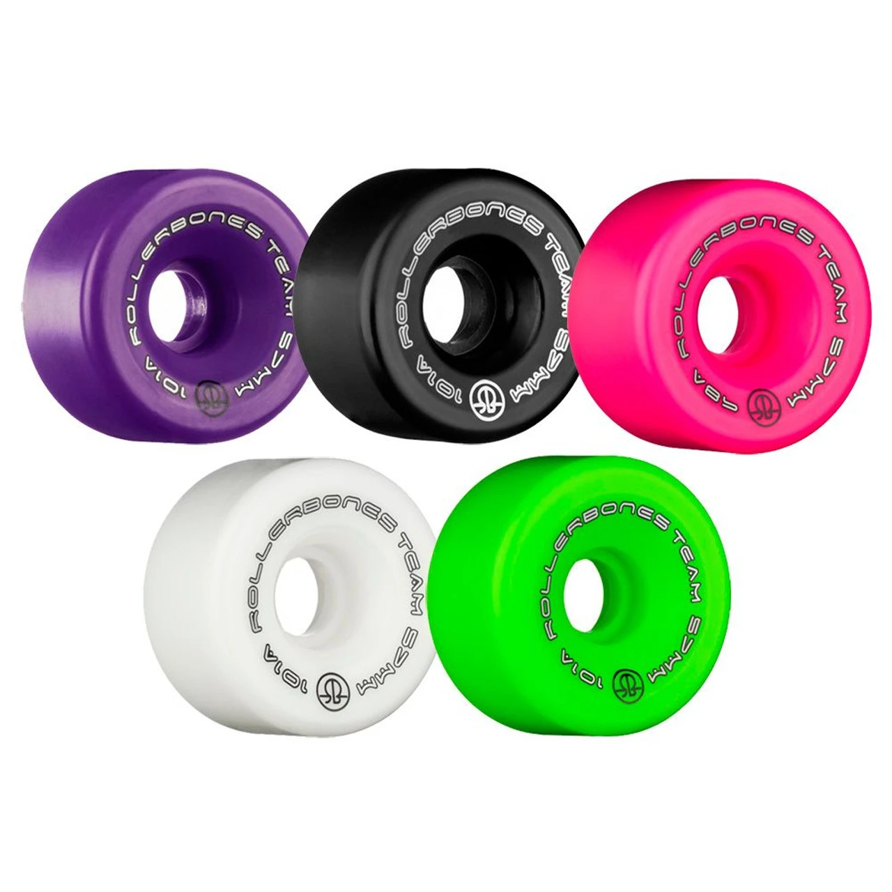 Rollerbones Team Logo Recreational Roller Skate Wheel (Set Of 8) 1 Rollerbones Team Logo Recreational Roller Skate Wheel (Set Of 8)