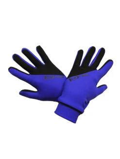 Icedress - Two Color Thermal Figure Skating Gloves "IceDress-Sport" (Cornflower And Black)
