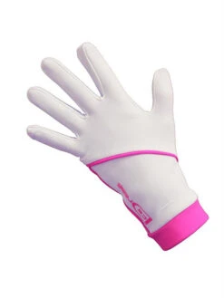 Icedress - Thermal Figure Skating Gloves "IceDress" (White And Hot Pink)