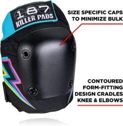 187 Killer Pads Adult Six Pack - Electric Bolt -Triple Eight Shop 91sK25fuIhS. AC SL1500 23502.1651760383