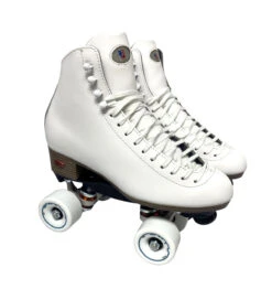 Riedell Quad Roller Skates - 120 Uptown (White)