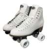 Riedell Quad Roller Skates - 120 Uptown (White)- Size 4 Only (Refurbished)