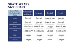 American Athletic Skate Wrap Womens - Tan 7 American Athletic Skate Wrap Womens - Tan -Triple Eight Shop AA chart 2 94674.1650573455