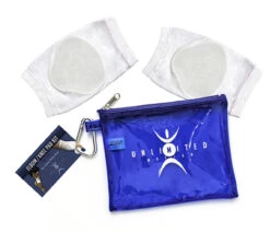 Unlimited Motion - Blue Zipper Elbow / Knee Pad Kit (Contains 2 Sleeves)