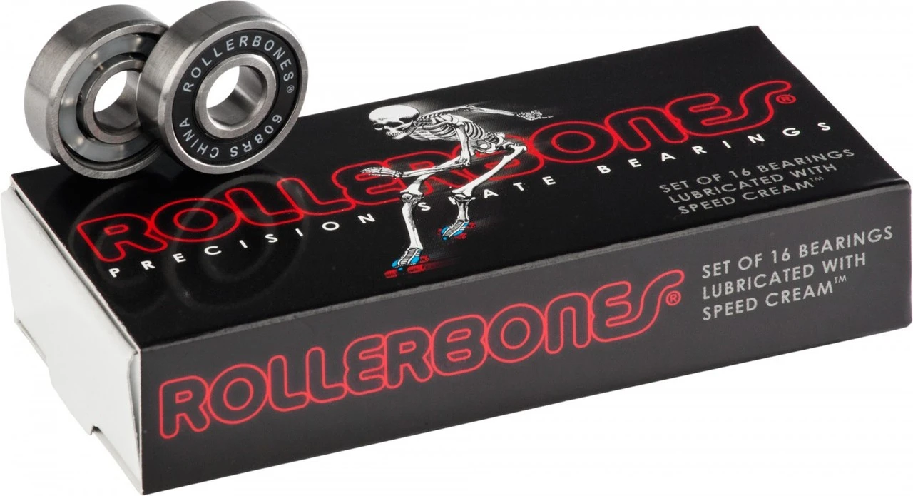 Rollerbones Roller Skate Bearings 8mm (16 Pack) 1 Rollerbones Roller Skate Bearings 8mm (16 Pack)