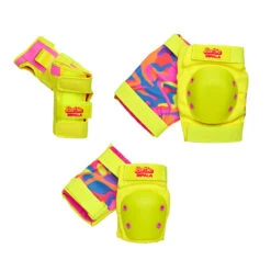 Impala Rollerskates - Combo Set - Roller Skates & Pads (Barbie Bright Yellow) -Triple Eight Shop Barbie Protective Set 8 ADULT 02644.1686573116