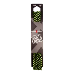 Riedell Criss Cross Laces - Medium (1/2" Width) -Triple Eight Shop CrissCrossLaces Medium BlackandNeonYellow Web XLarge 27203.1682962707
