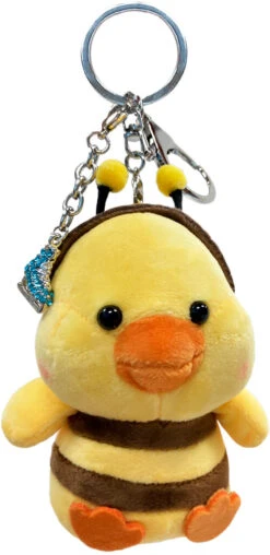 ChloeNoel Cute Animal Key Chain W/ Crystal Skates - Bee