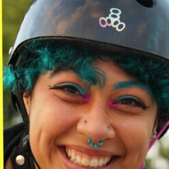 Triple Eight THE Certified Sweatsaver Rollerskating Helmet - Black Lightning Hologram -Triple Eight Shop D 1024x1024 84941.1629108635