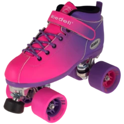Riedell Quad Roller Skates - Dart Ombre- Fade Color -Triple Eight Shop Dart Ombre Purple and Pink Skate XLarge 48056.1661375834