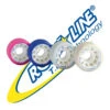 Roll-Line Fluido FreeStyle Roller Skate Wheels (Set Of 8, 57mm)
