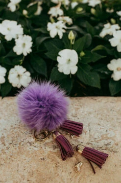 Ice Skating Jewelry - Fluffy & Lilac Keychain -Triple Eight Shop Fluffy Lilac 4 37513.1613794904