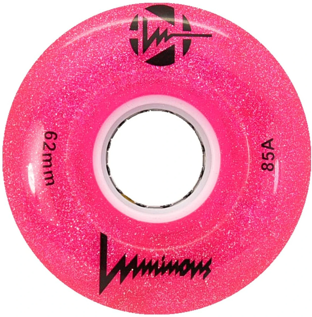 Luminous LED Quad Roller Skate Outdoor Wheels (Sold As Each's, Glitter Pink, 62mm/85A) 1 Luminous LED Quad Roller Skate Outdoor Wheels (Sold As Each's, Glitter Pink, 62mm/85A)