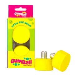 Moxi Gumball Roller Skate Toe Stops (Lemon 75A, Short Stem)
