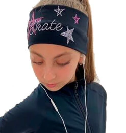 Elite Xpression - Black Skate Like A Star Headband - Pink -Triple Eight Shop IMG 5294 1000x 95692.1645444648