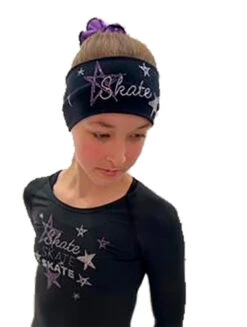 Elite Xpression - Black Skate Like A Star Headband - Purple -Triple Eight Shop IMG 5314 1000x 36810.1647898719