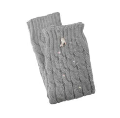 Ice Skating Leg Warmers By Brilliance & Melrose - Grey