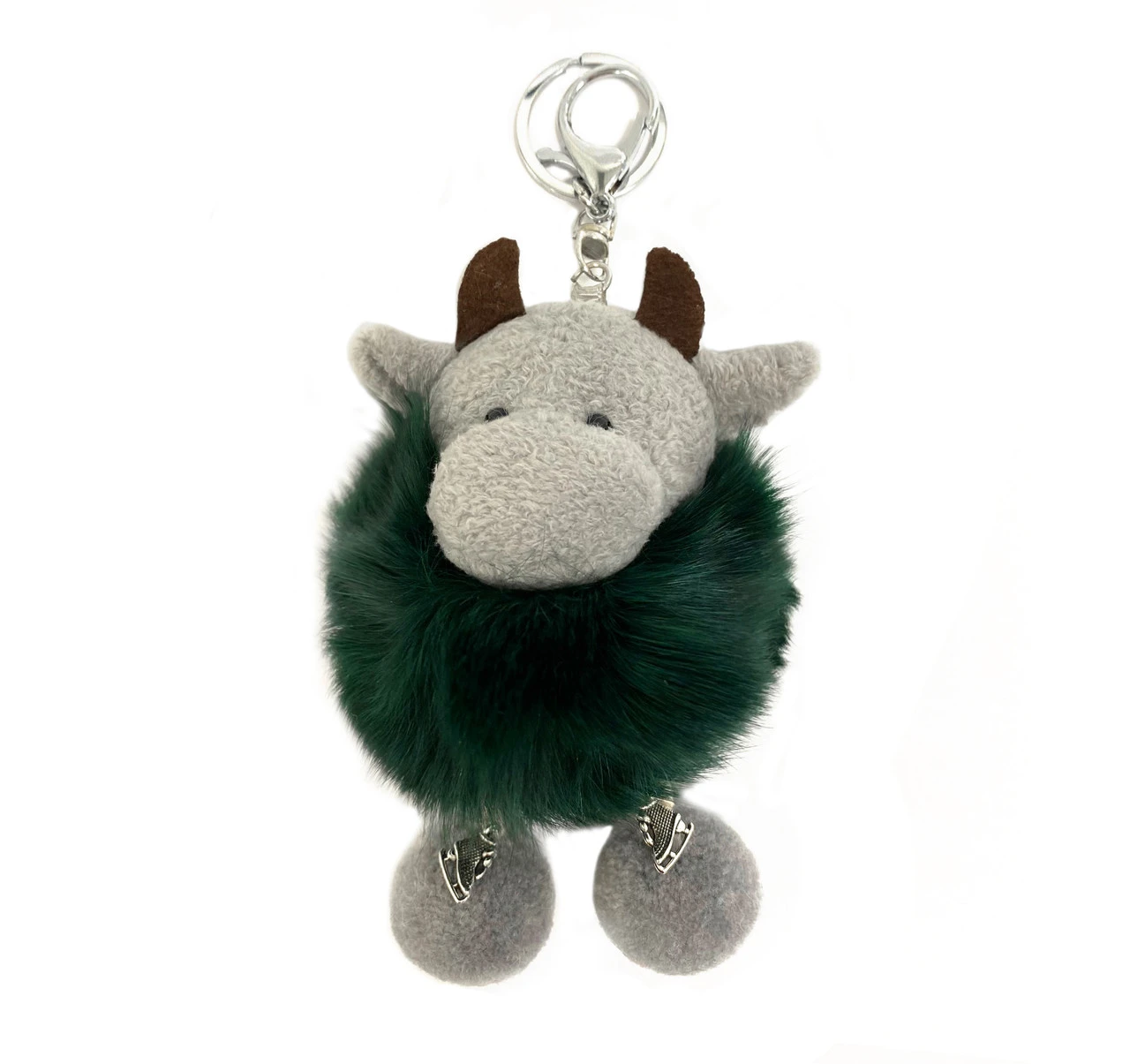 Sassy Skater Keychain - Green 1 Sassy Skater Keychain - Green