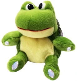 ChloeNoel Cute Animal Key Chain Wallets W/ Crystal Skates - Frog