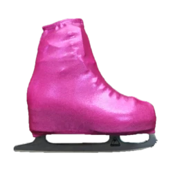 Metallic Figure Skating Boot Covers By Kami-So - Fuchsia