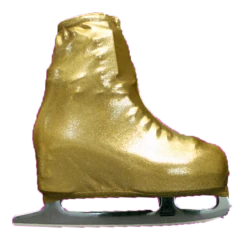 Metallic Figure Skating Boot Covers By Kami-So - Metallic Gold