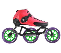 Atom Luigino Strut 3 Wheel Indoor Inline Skate Package (Boom Indoor 110mm XFirm)