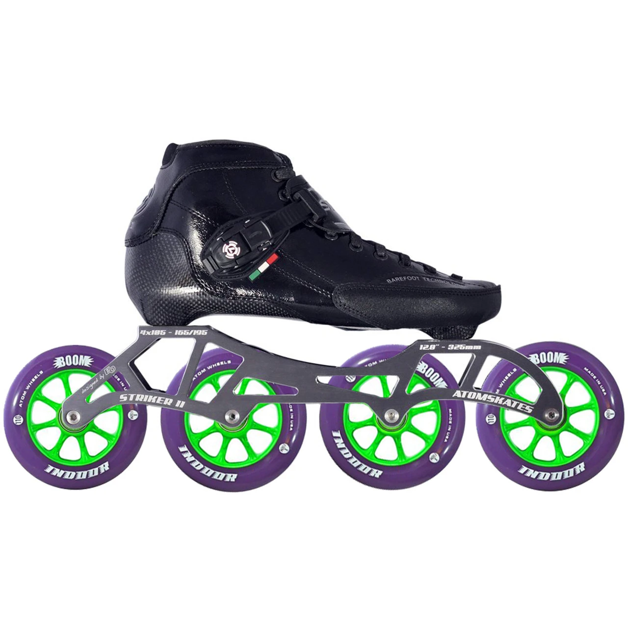 Atom Luigino Strut Indoor Inline Skate Package (Boom Indoor 110mm XFirm) 3 Atom Luigino Strut Indoor Inline Skate Package (Boom Indoor 110mm XFirm) - Image 3