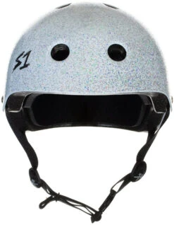 S1 Lifer Helmet - White Gloss Glitter -Triple Eight Shop Lifer WhiteGlitterGloss Front 78280.1582748379 94143.1593018279 94753.1658984501