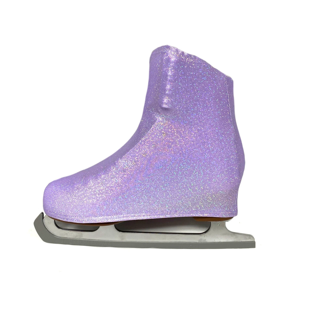 Metallic Figure Skating Boot Covers By Kami-So - Liliac Sparkle 1 Metallic Figure Skating Boot Covers By Kami-So - Liliac Sparkle