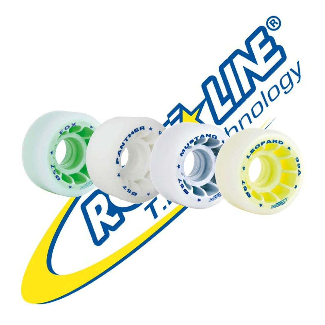 Roll-Line Professional FreeStyle Roller Skate Wheels (Set Of 8, 57mm) 1 Roll-Line Professional FreeStyle Roller Skate Wheels (Set Of 8, 57mm)