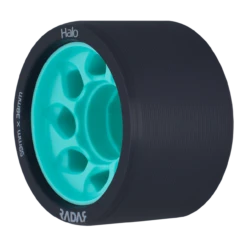 Riedell Skates Radar Halo 59mm Indoor Skate Wheels (Set Of 4) -Triple Eight Shop Radar Halo 88A Teal Angle Web XLarge 76237.1685759499