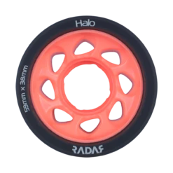 Riedell Skates Radar Halo 59mm Indoor Skate Wheels (Set Of 4) -Triple Eight Shop Radar Halo 93A Pink Face Web XLarge 68958.1685759499