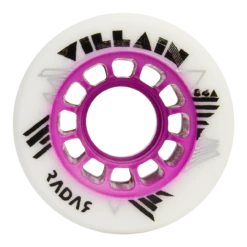 Riedell Skates Radar Villain Derby Skate Wheels (Set Of 8, 38 Mm X 59 Mm) -Triple Eight Shop Radar Villain Face Web XLarge 54829.1647545707