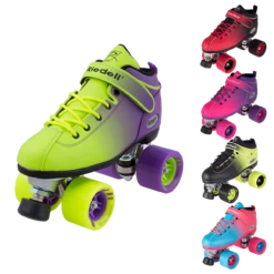 Riedell Quad Roller Skates - Dart Ombre- Fade Color