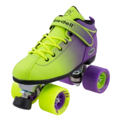 Riedell Quad Roller Skates - Dart Ombre- Fade Color -Triple Eight Shop Riedell Dart Ombre Purple and Green XL 41702.1661375834