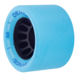 Riedell Skates Sonar Demon EDM 62mm Indoor Skate Wheels -Triple Eight Shop Sonar Demon EDM Blue Angle Web XLarge 94991.1672952335