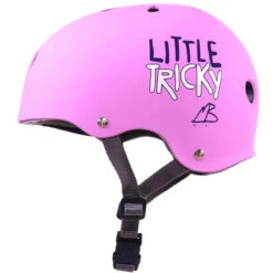 Triple Eight Little Tricky Dual Certified Sweatsaver Kids Rollerskating Helmet - White Glossy (One Size - Youth 8+)